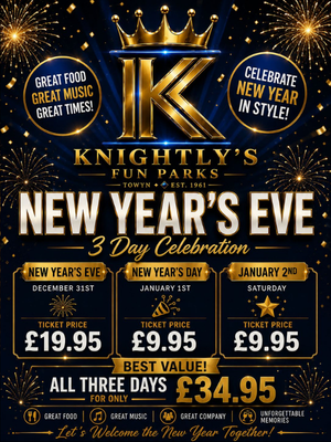 NYE 3 party pass at Knightly's Bar
